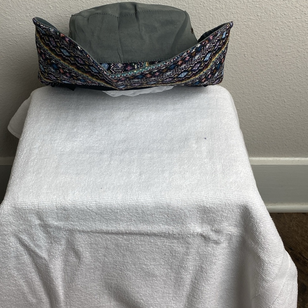 Western Boho Cowgirl Hat 2Way Embroidered Hicking Travel Sunhat - Picture 6 of 7